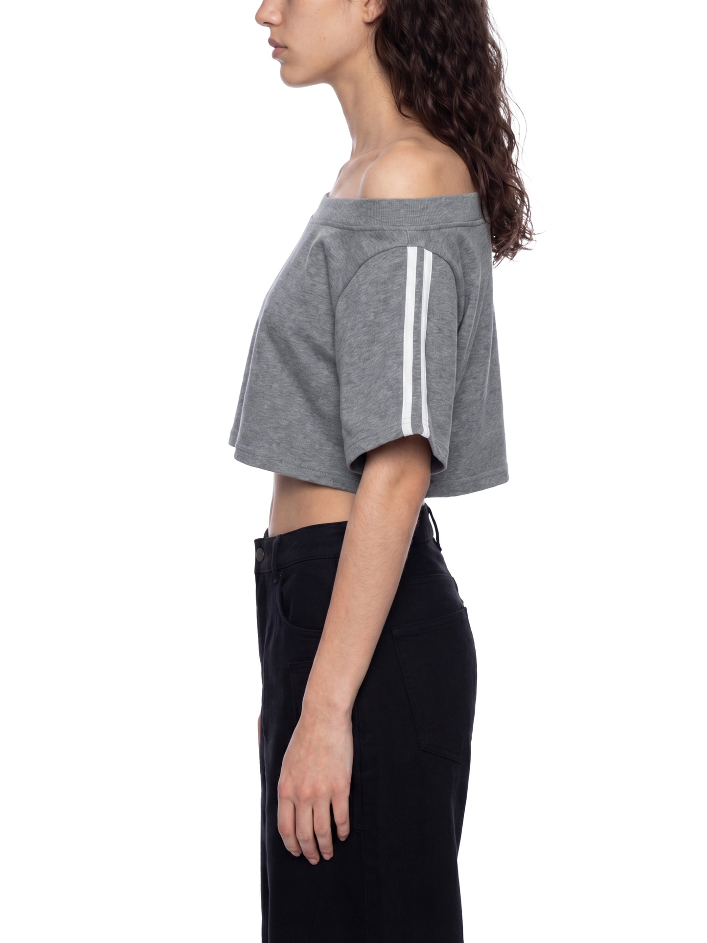 No 180 Sidewave Crop Tee