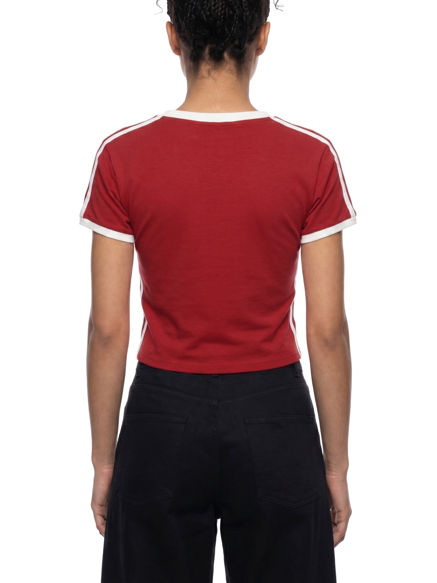 No 180 Victory Line Crop Tee