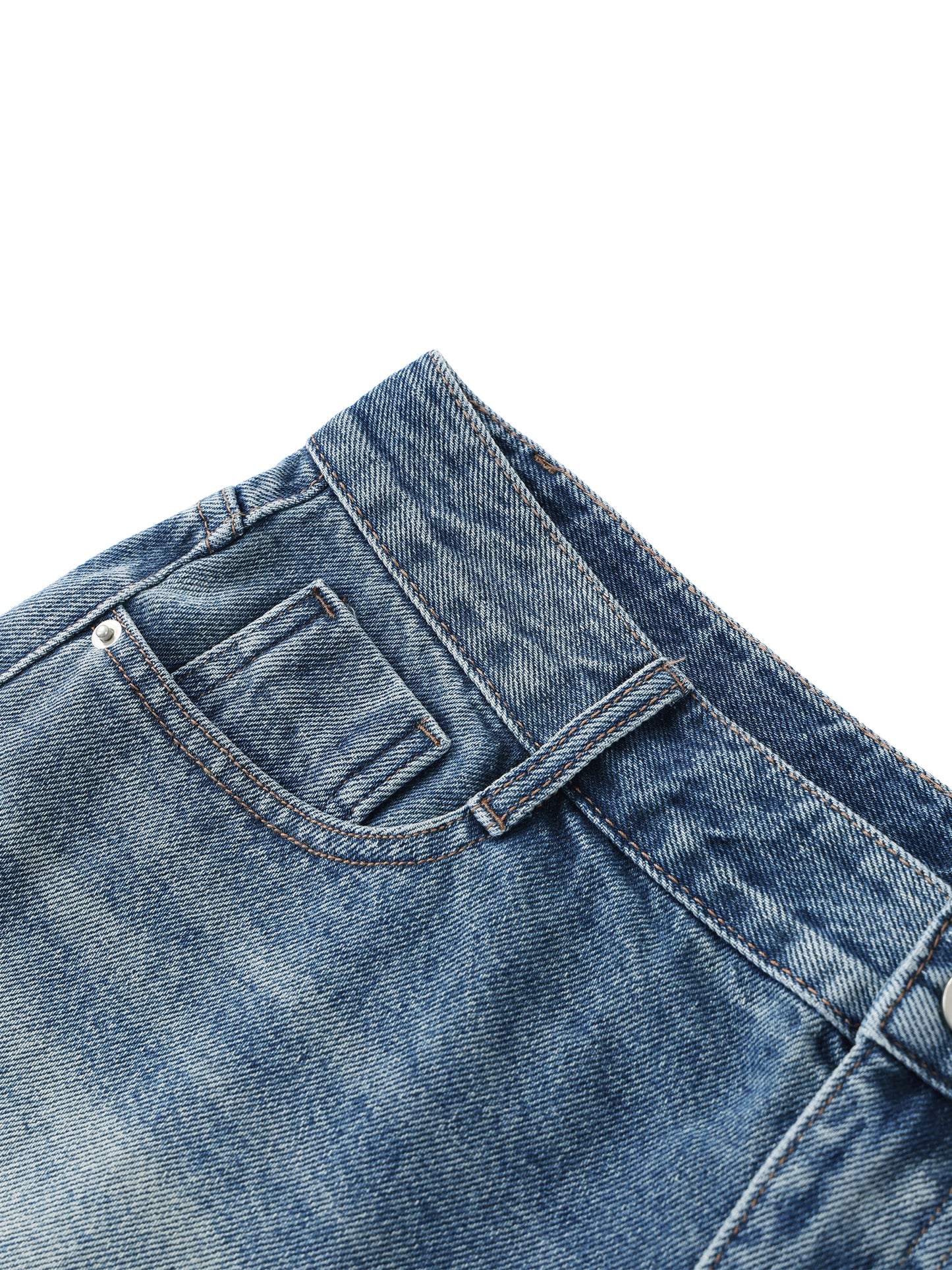 No 180 Raw Edge Denim Shorts