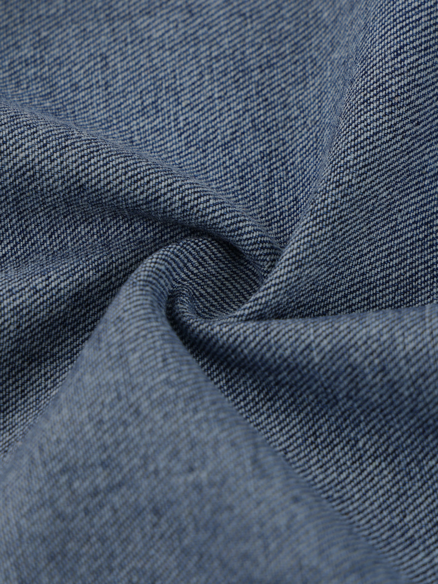 No 180 Vintage Quarter Zip Denim Shirt