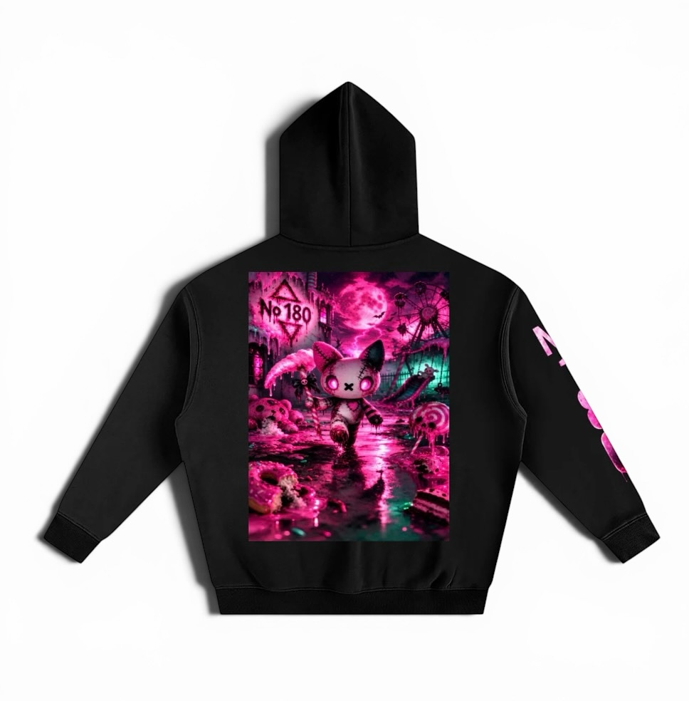 No 180 Candy Reaper Oversized Hoodie