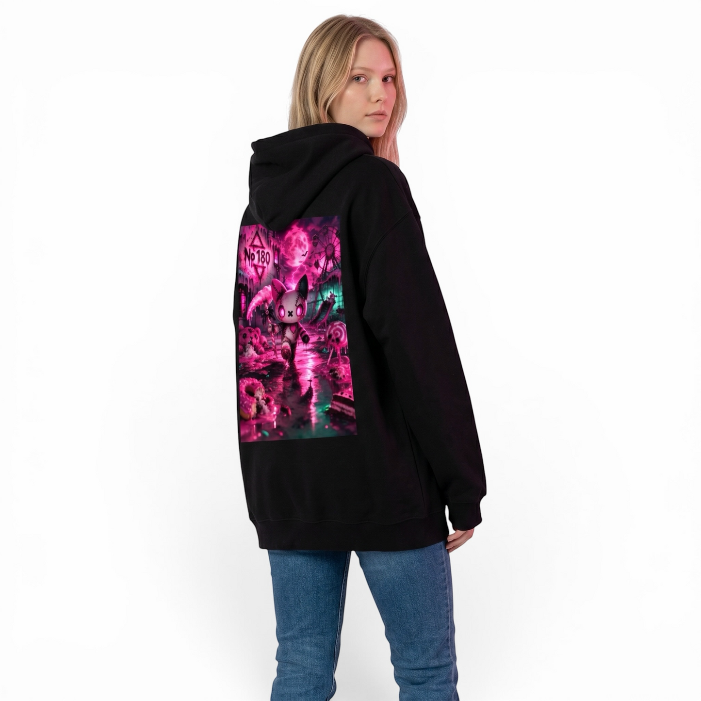 No 180 Candy Reaper Oversized Hoodie