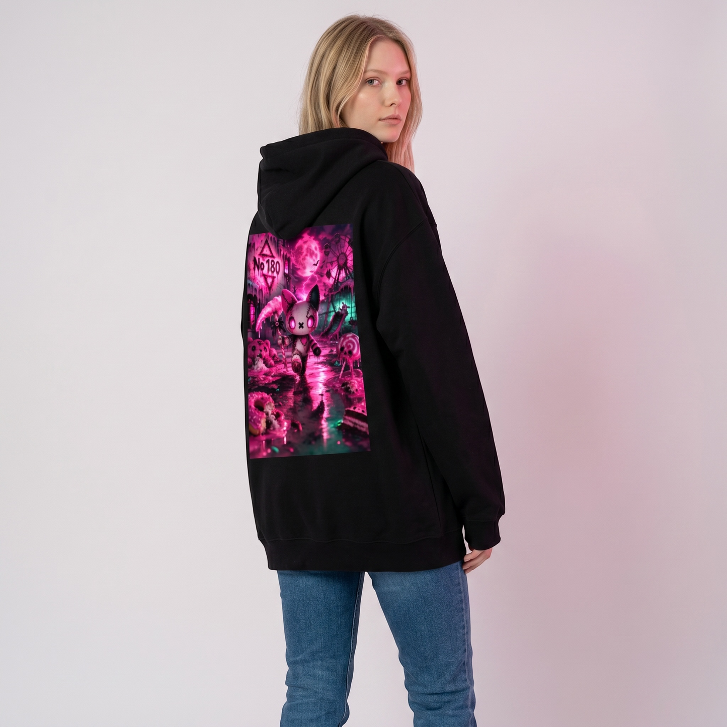 No 180 Candy Reaper Oversized Hoodie