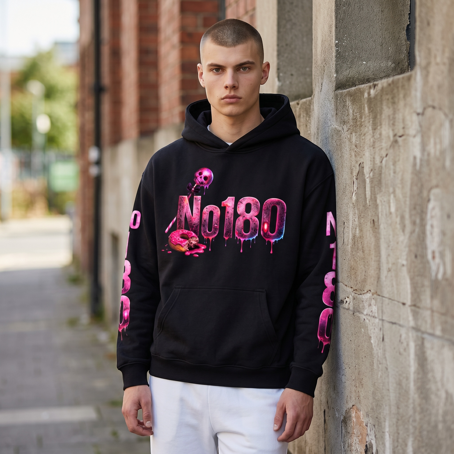 No 180 Candy Reaper Oversized Hoodie
